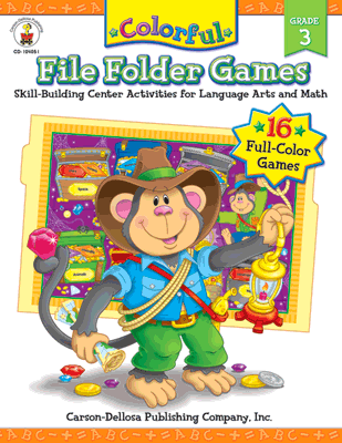 Colorful File Folder Games, Grade 3