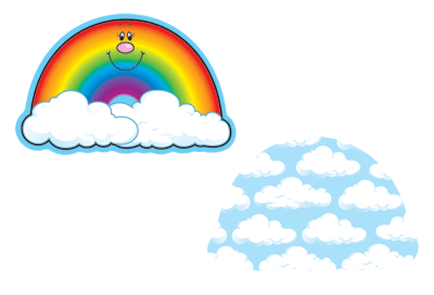 Rainbows Mini Cut-Outs