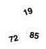 Overhead Numbers 1-100, Set of 101