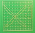 11 x 11-Pin 9" Plastic Transparent Geoboard