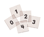 Overhead Numbers 0-9, Set of 50