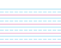 Wipe-Off Charts, Handwriting Paper